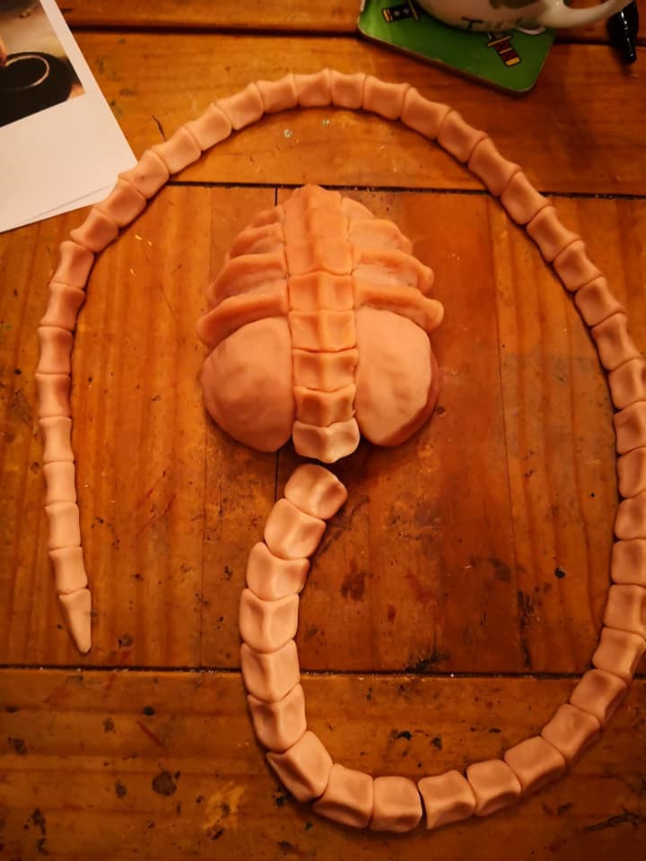 国外设计师晒抱脸虫口罩紧吸嘴部效果逼真又恐怖