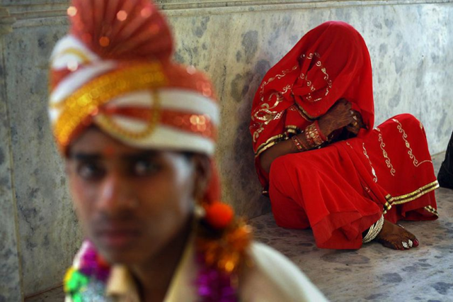 资料图：印度童婚