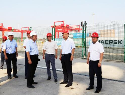 江西吴浩副省长在调研南昌龙头岗码头时强调对标国内国际一流全力推动