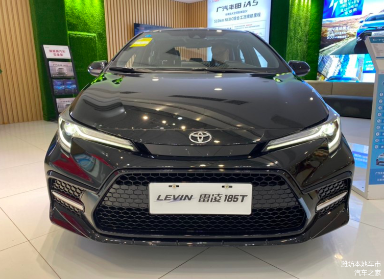 2021款丰田雷凌到店实拍黑色涂装气场足售1158万元起