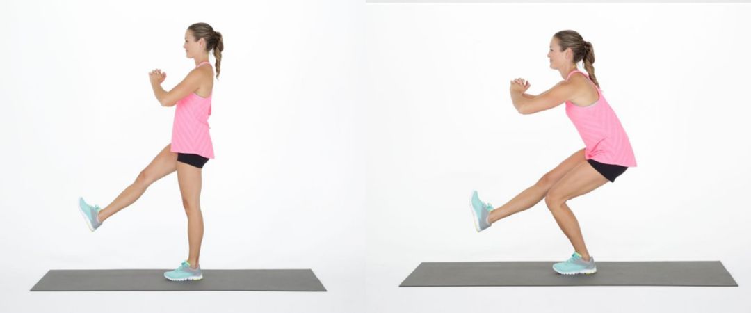 此外,单腿下蹲测试也可以评估左右腿力量.