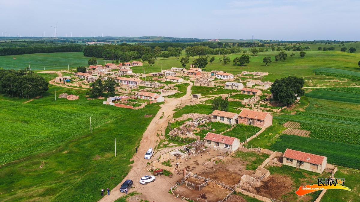 张家口康保县南乔家营村昔日空心村蝶变美丽新农村