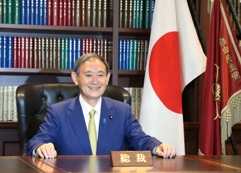 菅义伟胜选后火速办完两件大事 首次坐总裁位罕见露笑容