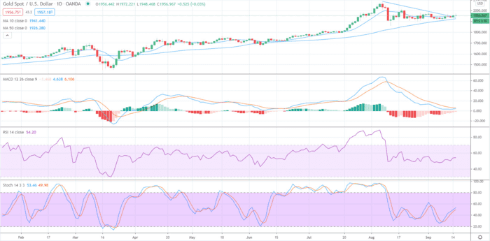  （现货黄金日线图，来源：FXEmpire）