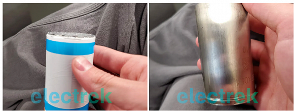 “疑似”特斯拉最新研发的大电池。图片来源：electrek