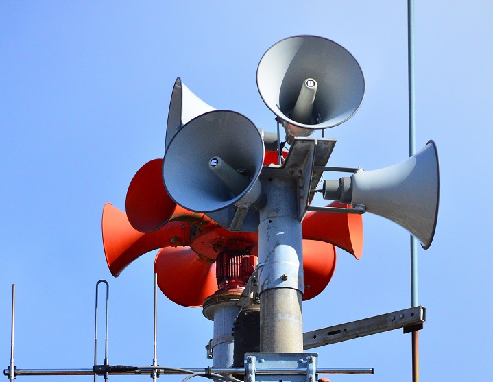 今日上午10时 石家庄试鸣防空警报