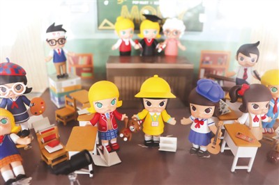 Molly校园系列。本报记者 康 朴摄