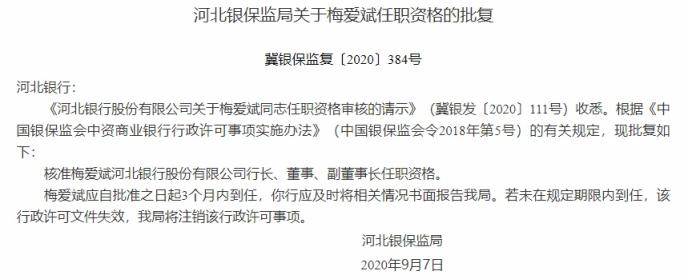 河北银行新帅到任、净利持续下滑 8年上市路是否出现转机
