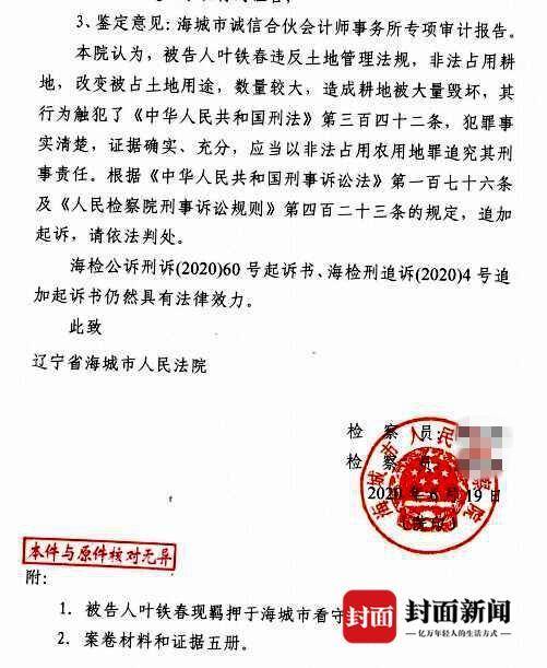 追加起诉决定书截图