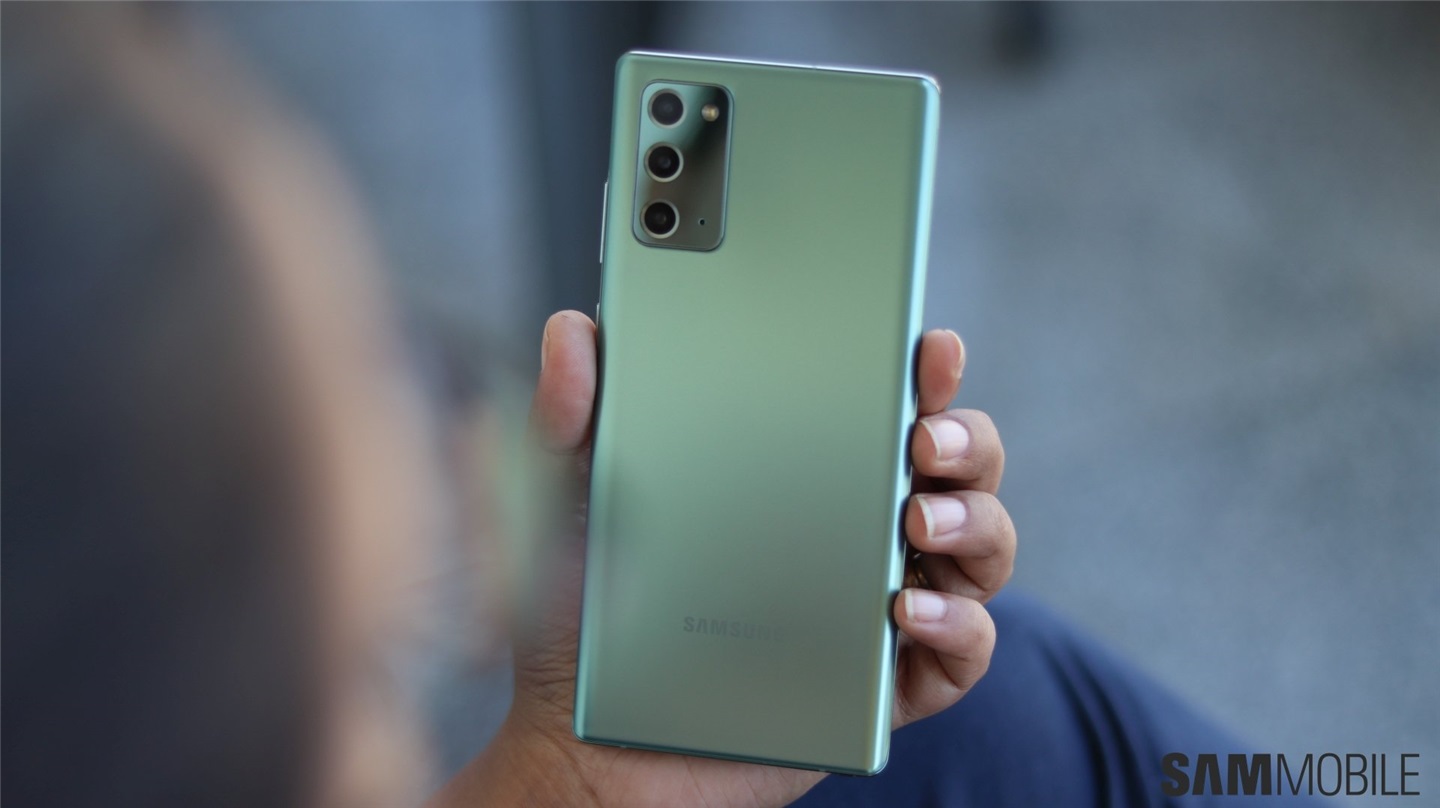 三星将在韩国为galaxynote20推出绿色版本