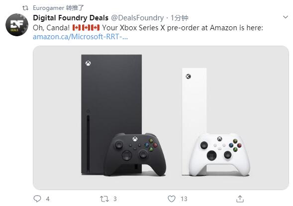 微软xbox官推表示xsx Xss预购已开启 亚马逊 新浪科技 新浪网 微软xbox官推表示xsx Xss预购已开启 亚马逊 新浪科技 新浪网