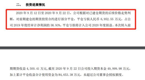 期货大神秦安股份首次失手：平仓亏损6953万元 此前5个月赚7亿