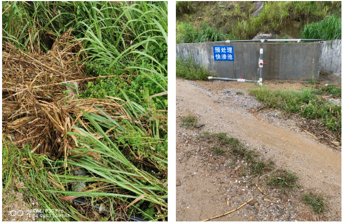 图1 贺州贵广高铁压覆稀土资源抢救性回收利用项目氨氮处理设施预处理池超越排水管线
