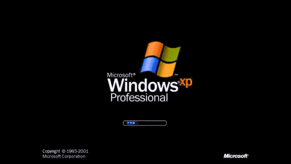 Windows XP 登录画面. 图片来自：YouTube
