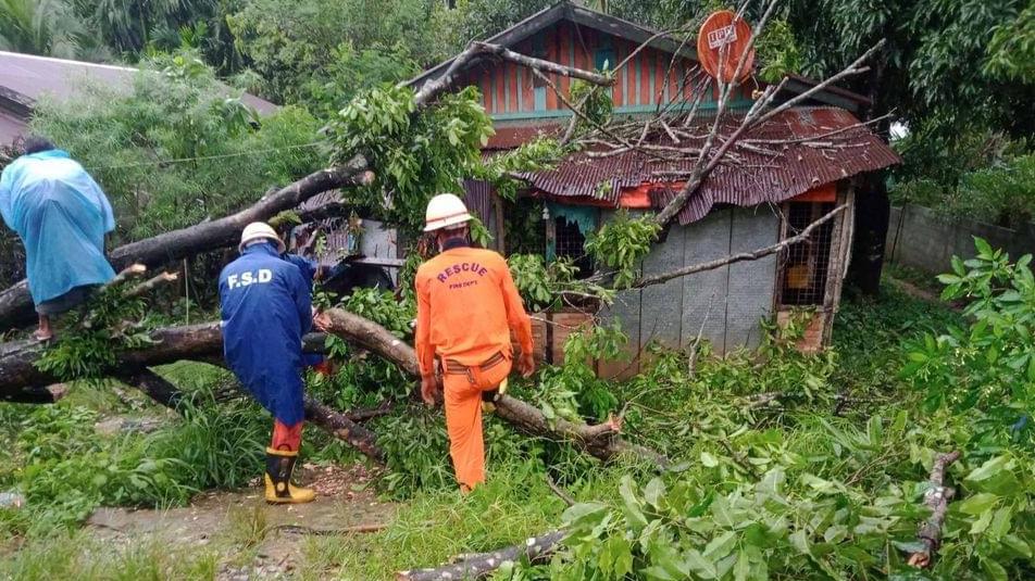 央视|缅甸孟邦江堤崩塌 150多居民紧急撤离