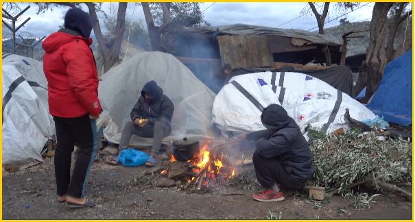 △总台记者独家探访希腊莱斯沃斯岛莫利亚难民营
