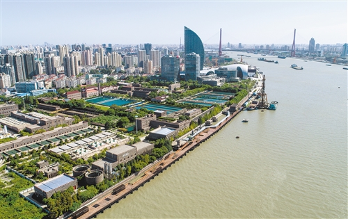 绵延十多里的上海市杨浦滨江岸线，美景处处可见。 （上海杨浦区供图）