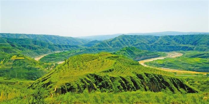 退耕还林后的陕北  陕西省林业局供图