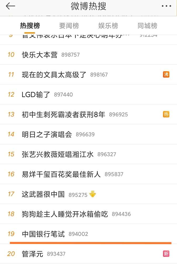 上热搜的银行笔试到底有多难？
