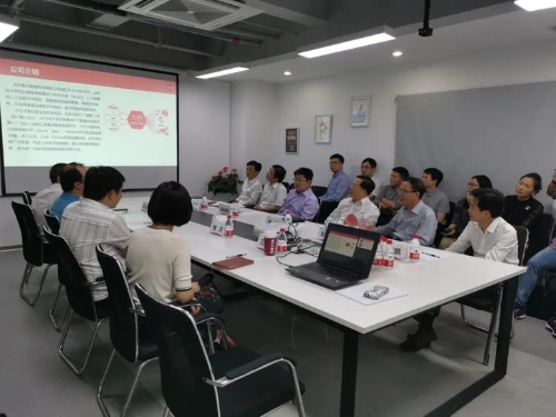 图六：在杭州嘉云数据科技有限公司调研。