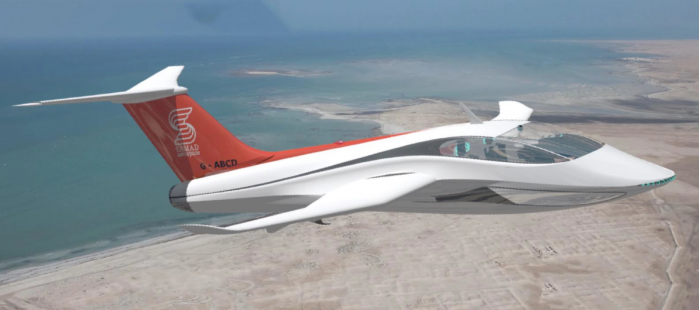 Samad Aerospace展望高速、长续航里程的混动VTOL喷气式飞机 3 Samad Aerospace展望高速、长续航里程的混动VTOL喷气式飞机