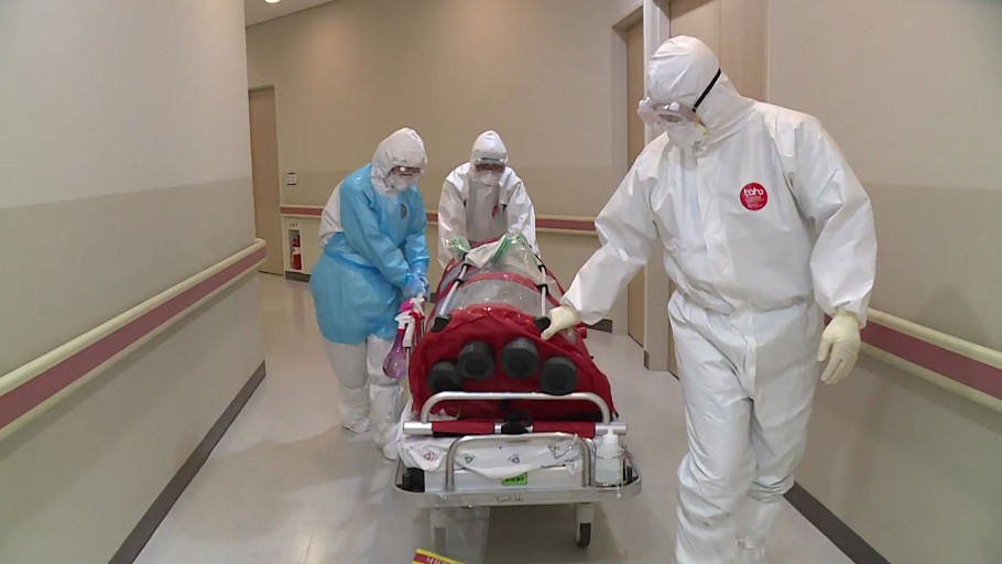 韩国首尔新冠重症病床紧张仅剩5张空床