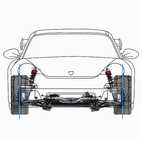 （动图：弹簧支柱内倾角不能无限增加）