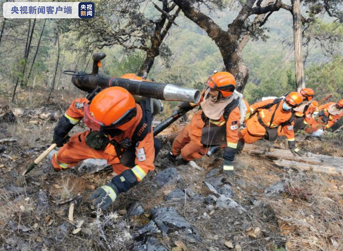 过火面积106公顷 1816人参与扑救 云南香格里拉森林火灾明火全部扑灭