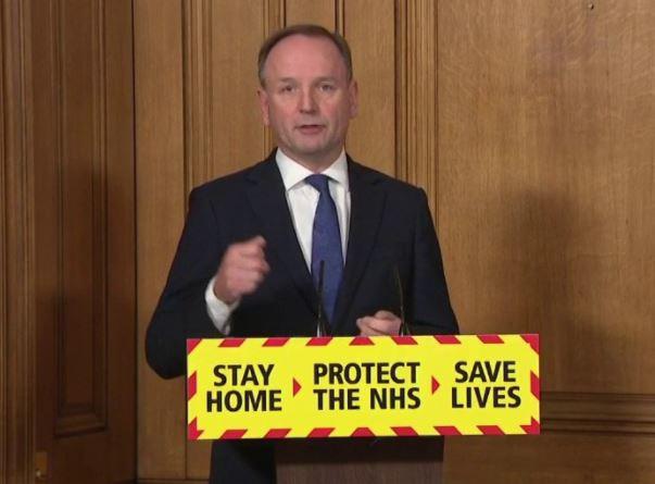 △英国卫生和社会保障部首席执行官西蒙·斯蒂文斯