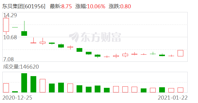东贝集团601956龙虎榜数据0122