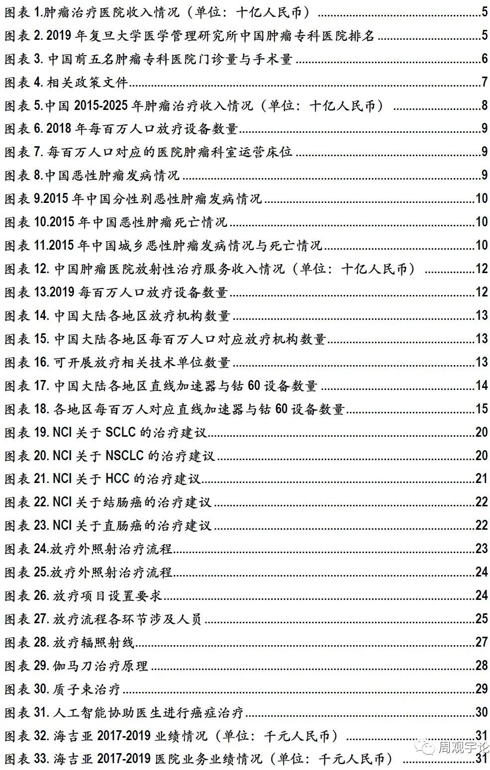 【中银医药】肿瘤治疗行业报告