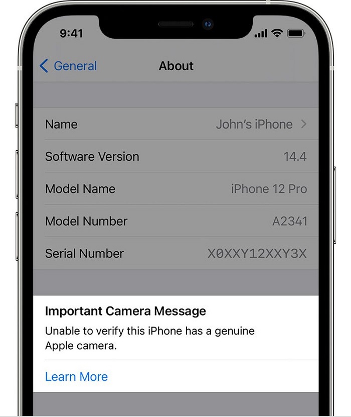 经历非官方摄像头维修的iPhone 12或被iOS 14.4弹窗警告