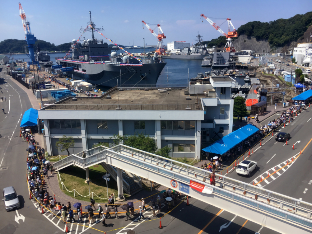 驻日美军横须贺基地(横须贺基地推特截图)
