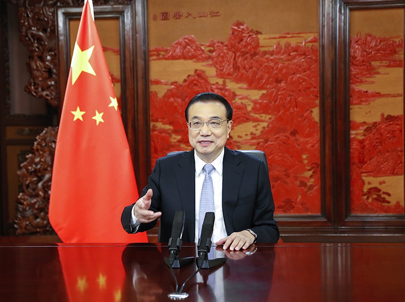 李克强：英国是中国重要合作伙伴 一如既往重视发展同英国关系