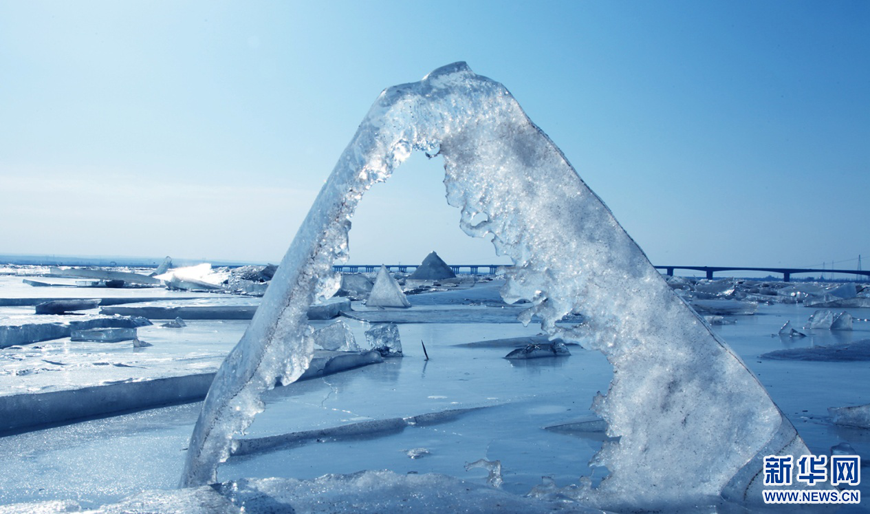 冰河炸裂 自然奇观