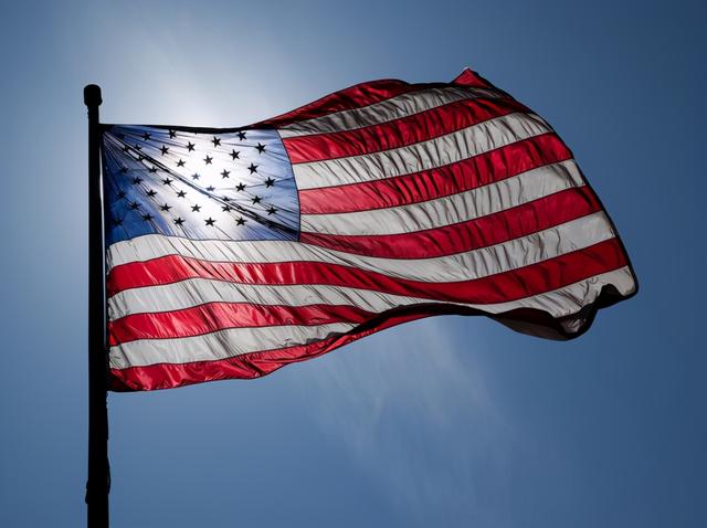 美国国旗资料图