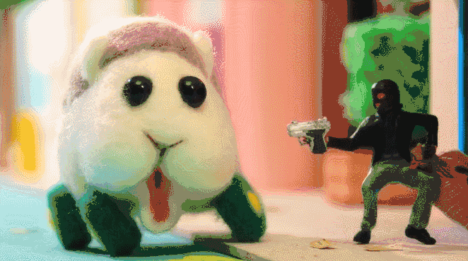 人类抢劫银行后，还胁迫天竺鼠车车成为共犯