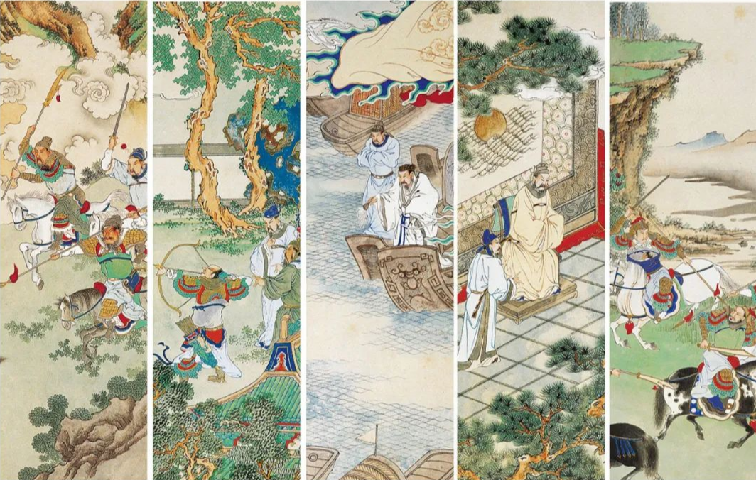 以画再看《四大名著》,才領略到什麽是古韵味!