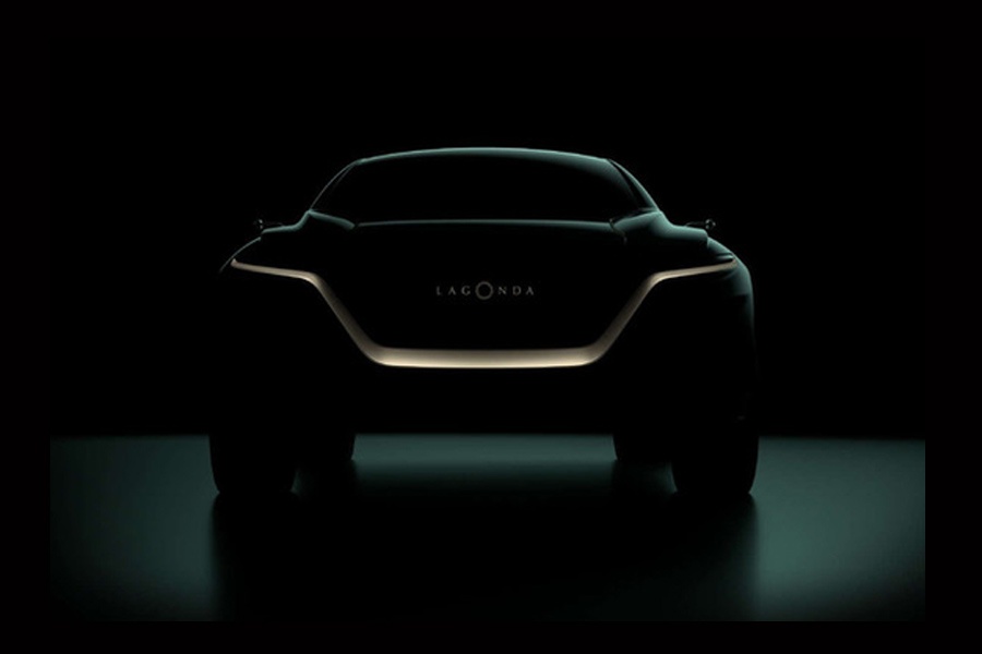阿斯顿·马丁此前发布的纯电动概念车Lagonda预告图