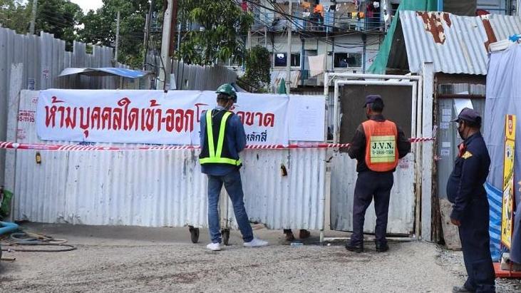 泰国曼谷15名建筑工人确诊感染印度报告的变异新冠病毒