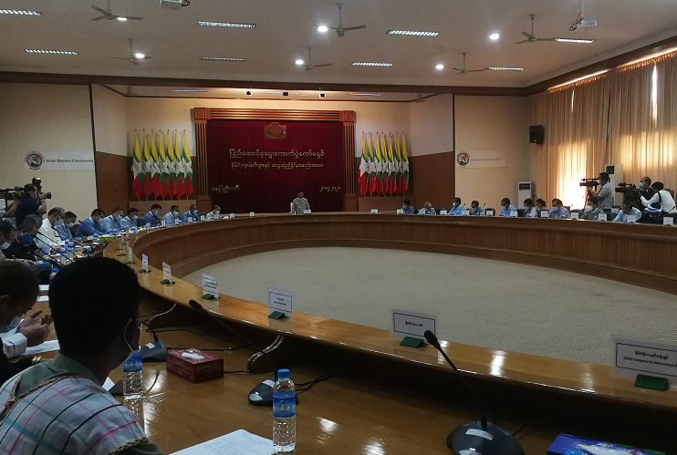 缅甸选举委员会举行第二次政党协调会