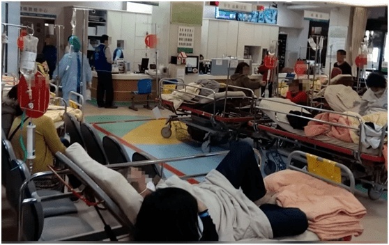 台北市联合医院病人暴增 图片来源:台湾《联合报》