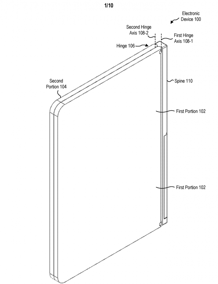 微软新专利显示下一代Surface Duo可能有一个内置脚架