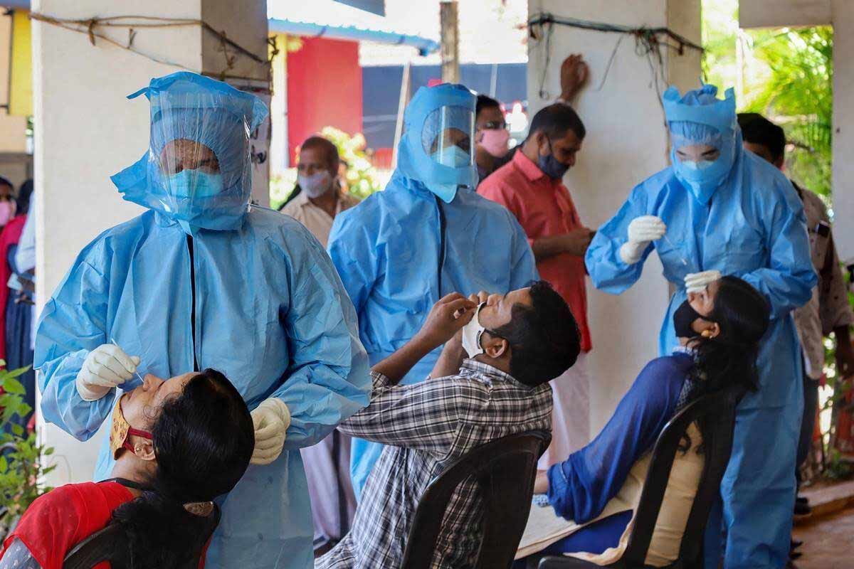 印度新增新冠肺炎确诊病例60471例 累计确诊超2957万例