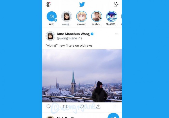 [图]Twitter正为时间轴界面照片测试无边框布局