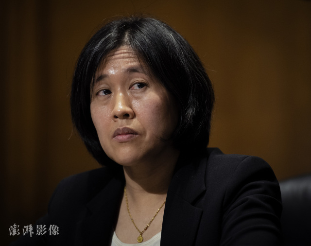 美国贸易代表戴琦 &nbsp;图源:澎湃影像平台
