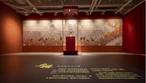 图 | 故宫博物院藏宫灯除多媒体光影展示技术外,展览还以交互演艺的
