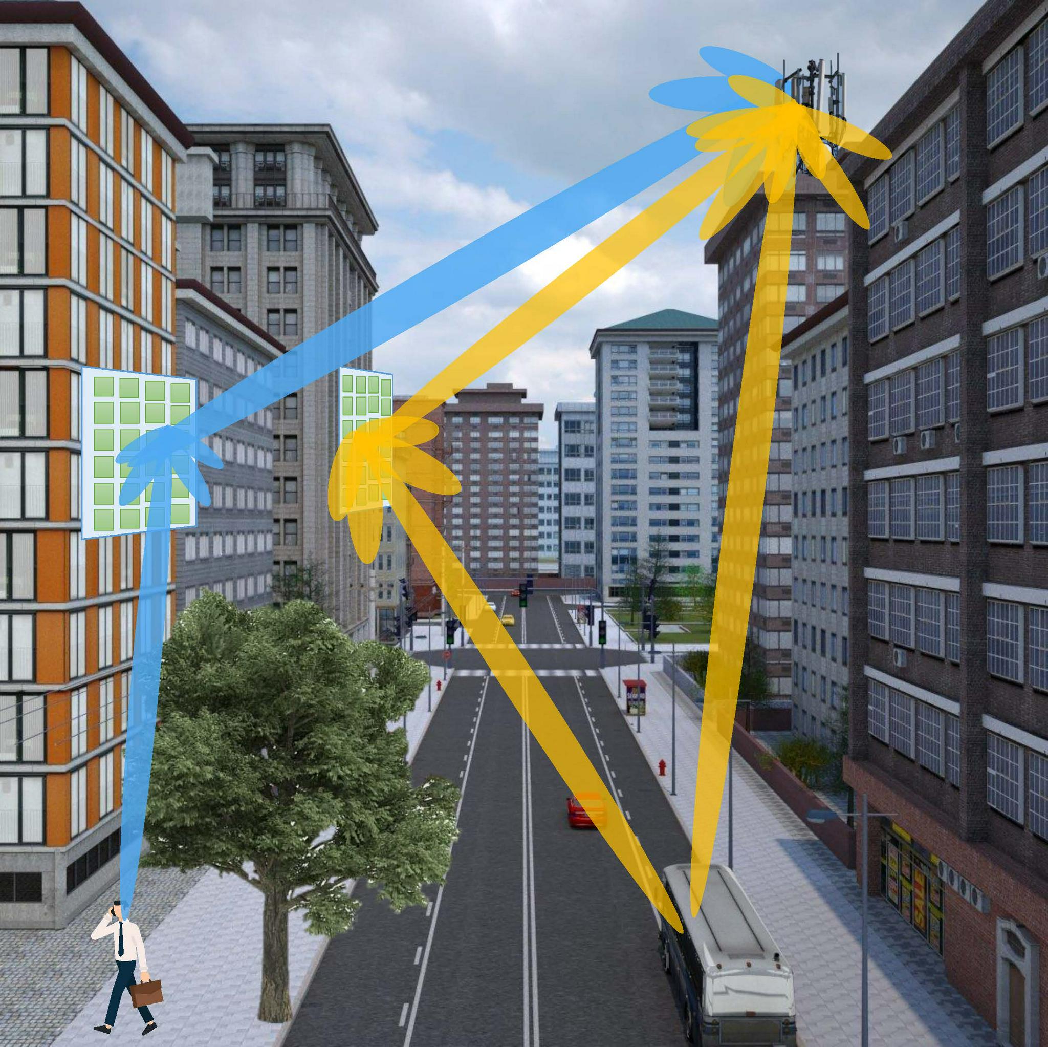 智能超表面典型应用场景示意图