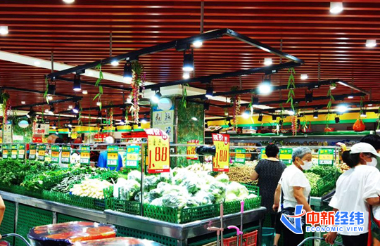 资料图:超市购物。中新经纬 张燕征 摄