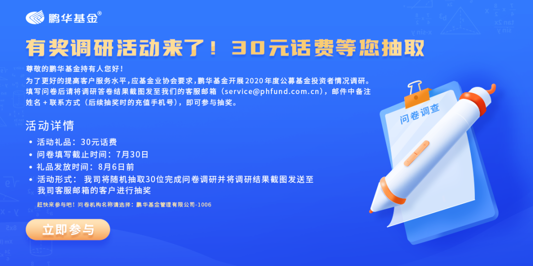 “有奖调研活动来了！30元话费等您抽取